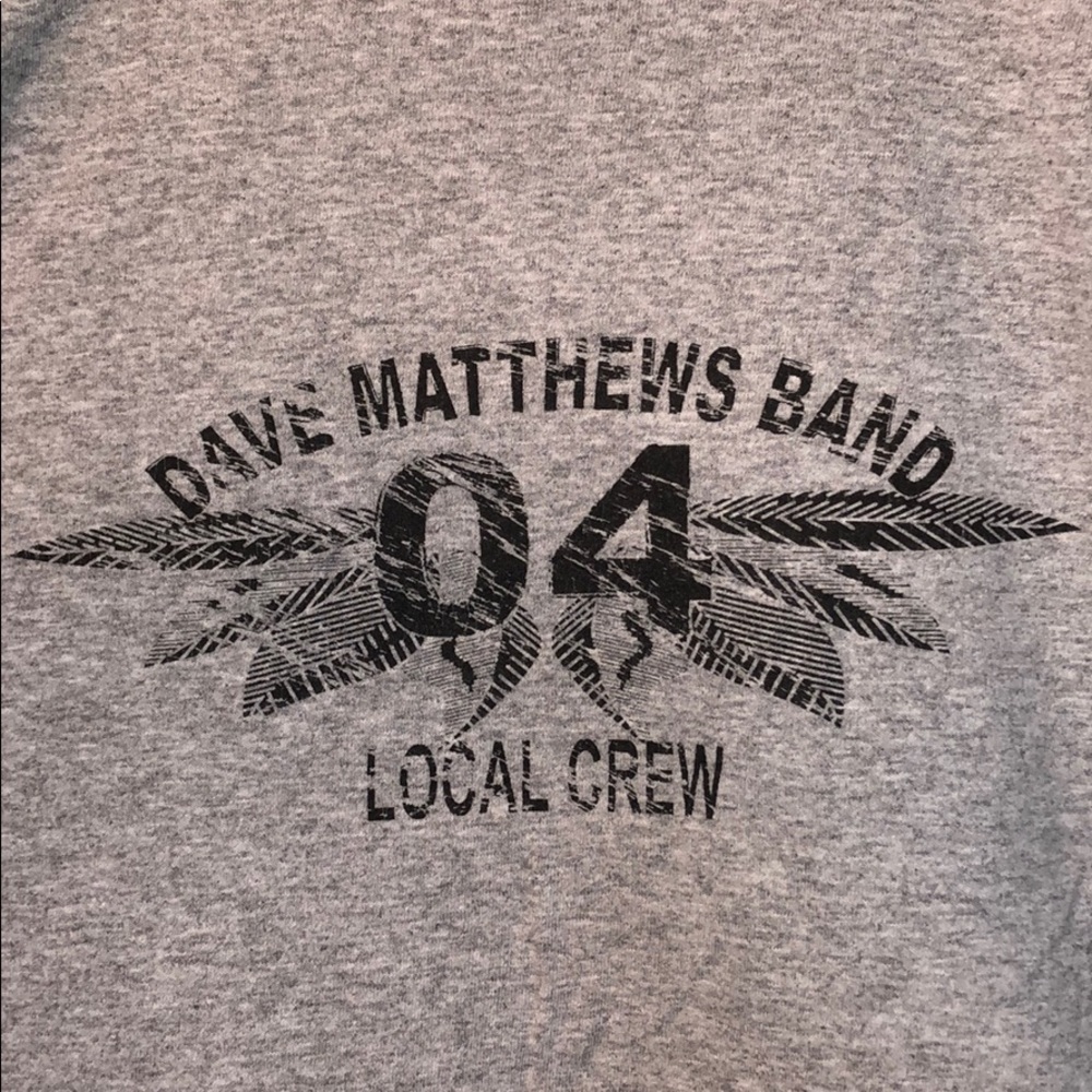 Dave Matthews Band 2004 Tour Local Crew T Shirt XL